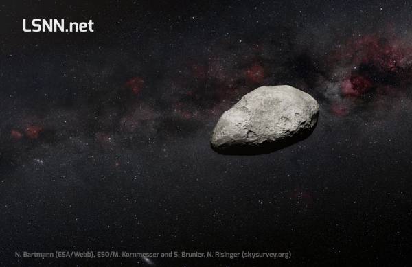 Webb detects extremely small main-belt asteroid